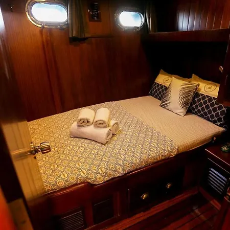 Luxury Boat In Marina Tekne Bodrum