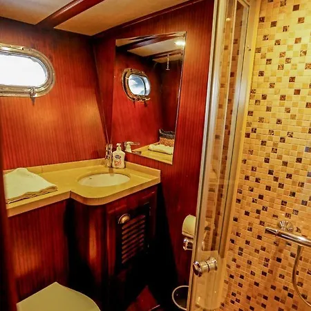 Luxury Boat In Marina بودروم
