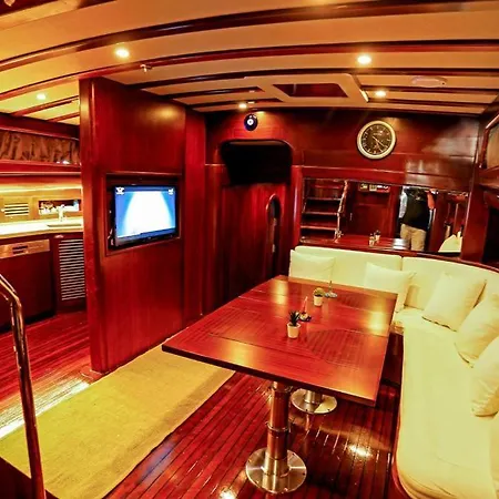 Luxury Boat In Marina