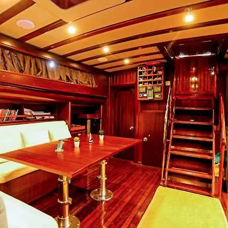 Luxury Boat In Marina Botel