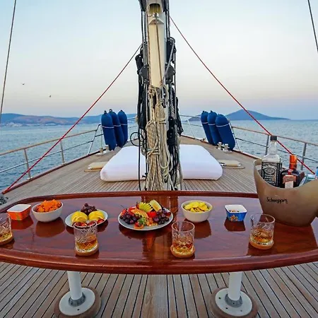 Luxury Boat In Marina Botel Bodrum