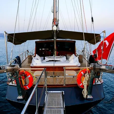 Luxury Boat In Marina * Bodrum