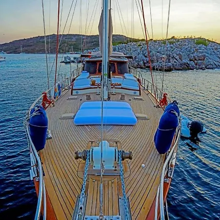 Luxury Boat In Marina Bodrum